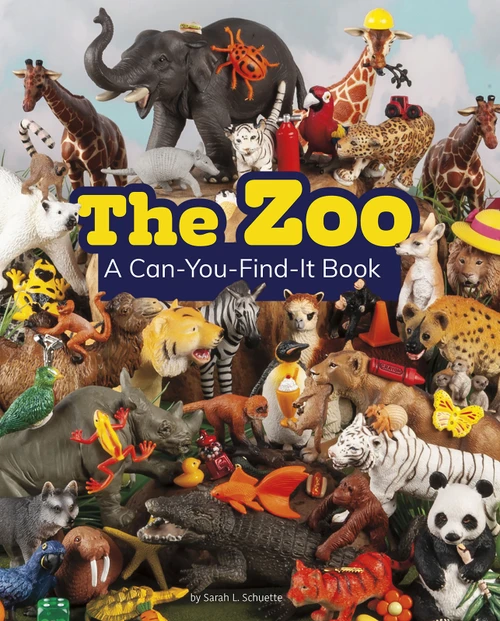 The Zoo (A Can-You-Find-It Book) by Sarah L. Schuette, 9781977114440