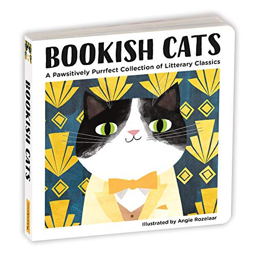 Bookish Cats Board Book by Mudpuppy, Angie Rozelaar, 9780735363786