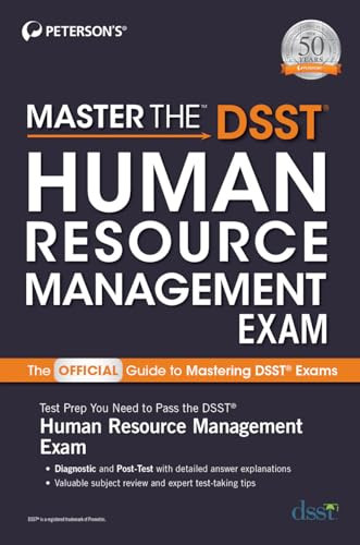 Master the DSST Human Resource Management Exam by Peterson's, 9780768944563