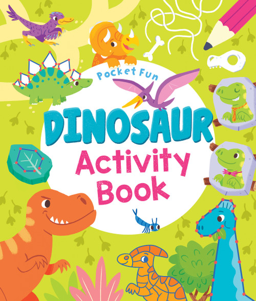 Pocket Fun: Dinosaur Activity Book by Jo Moon, Gabriele Tafuni, Claire Stamper, 9781789500455