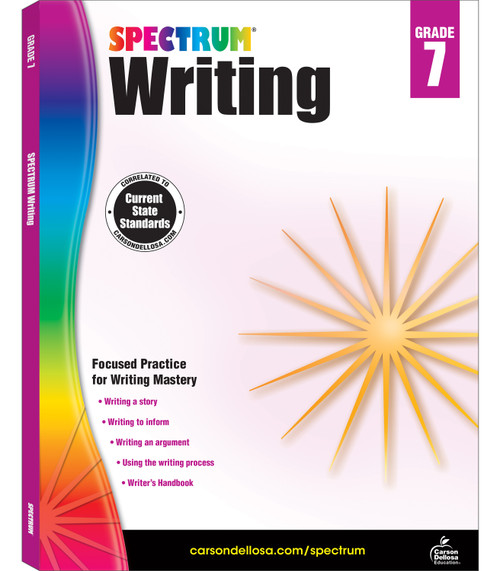 Spectrum Writing, Grade 7 by Spectrum, Carson Dellosa Education, 9781483812021