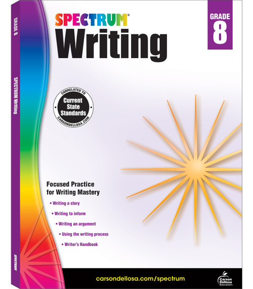 Spectrum Writing, Grade 8 by Spectrum, 9781483812038