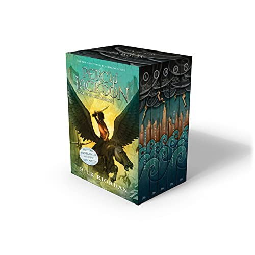 Percy Jackson and the Olympians 5 Book Paperback Boxed Set with Poster by Rick Riordan, 9781368055048