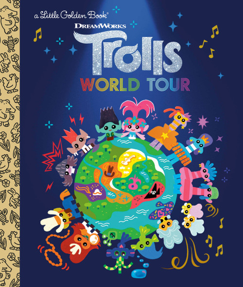 Trolls World Tour Little Golden Book (DreamWorks Trolls World Tour) by David Lewman, Golden Books, 9780593122396