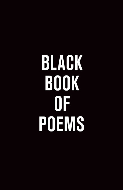 Black Book of Poems by Vincent Hunanyan, 9781524855598
