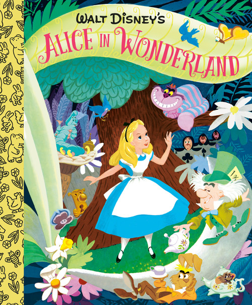 Walt Disney's Alice in Wonderland Little Golden Board Book (Disney Classic) by RH Disney, Disney Storybook Art Team, 9780736440714
