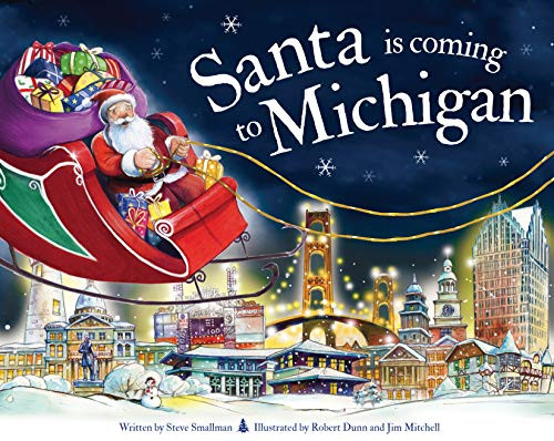 Santa Is Coming to Michigan - 9781728200712 by Steve Smallman, Robert Dunn, 9781728200712
