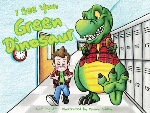 I See You, Green Dinosaur by Kat Pigott, 9781455624188