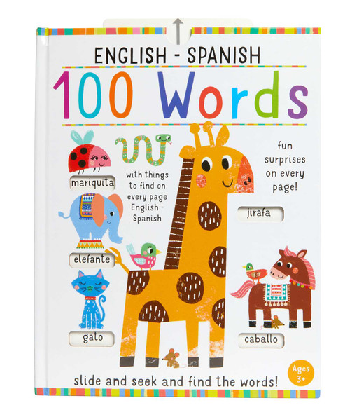 Slide and Seek: 100 Words English-Spanish by Insight Editions, 9781647220280