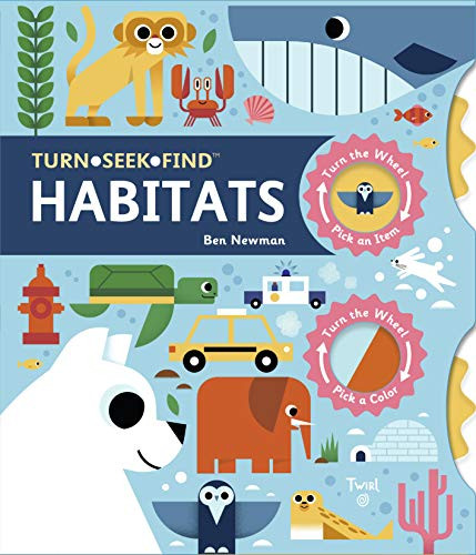 Turn Seek Find: Habitats by Ben Newman, 9782408019693