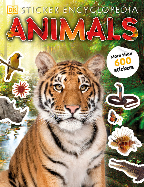 Sticker Encyclopedia Animals by DK, 9781465490865