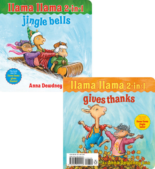 Llama Llama 2-in-1: Gives Thanks/Jingle Bells by Anna Dewdney, 9780593204153