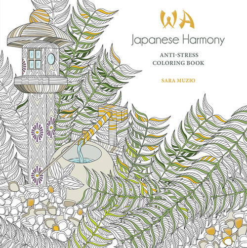 Japanese Harmony Coloring Book (Anti-Stress Coloring Book) by Sara Muzio, 9780486846217