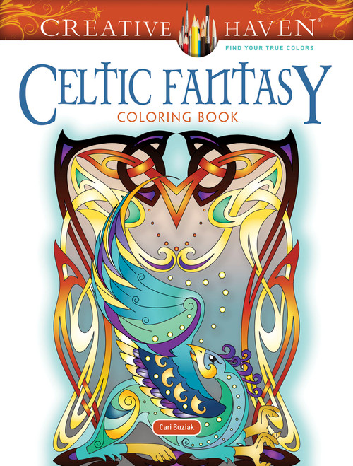 Creative Haven Celtic Fantasy Coloring Book by Cari Buziak, 9780486844725