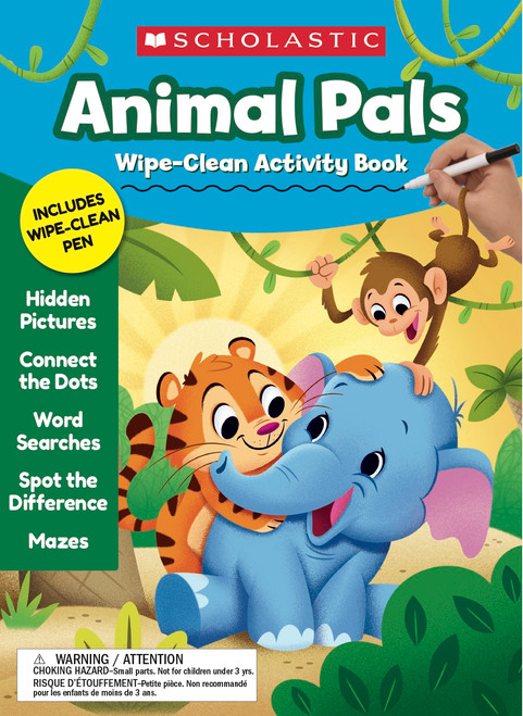 Animal Pals Wipe-Clean Activity Book by Scholastic Teaching Resources, 9781338572360