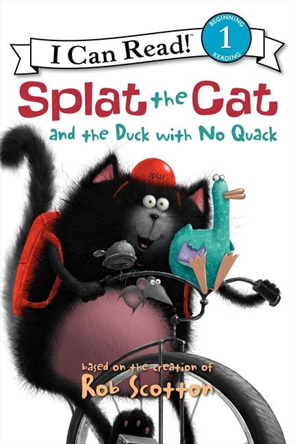 Splat the Cat and the Duck with No Quack by Rob Scotton, Rob Scotton, 9780061978579