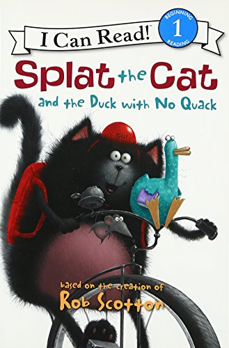 Splat the Cat and the Duck with No Quack by Rob Scotton, Rob Scotton, 9780061978579