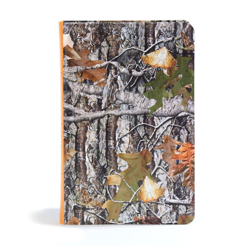 CSB Sportsman's Bible: Large Print Personal Size Edition, Mothwing Camouflage LeatherTouch by CSB Bibles by Holman, 9781433651717