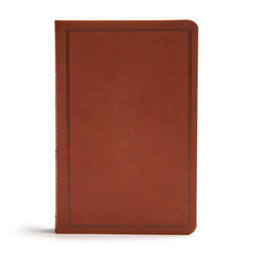 CSB Deluxe Gift Bible, Brown LeatherTouch by CSB Bibles by Holman, 9781535925495