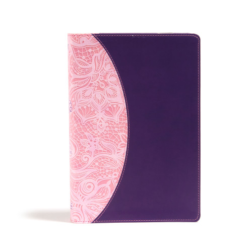 KJV One Big Story Bible, Pink/Purple LeatherTouch (Connecting Christ Throughout God's Story) by Holman Bible Publishers, 9781535990646