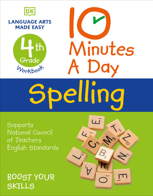 10 Minutes a Day Spelling, 4th Grade (Helps develop strong English skills) by Carol Vorderman, 9780744031461