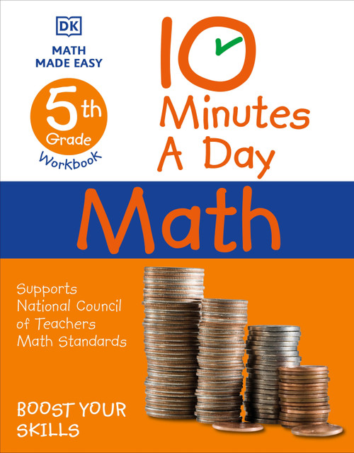 10 Minutes a Day Math, 5th Grade by DK, 9780744031409
