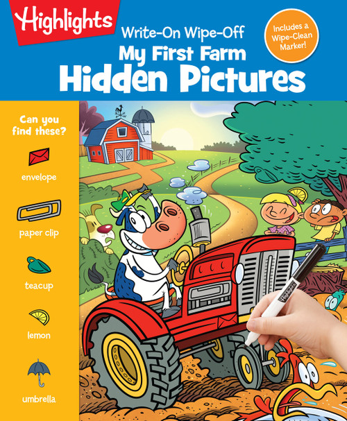 Write-On Wipe-Off My First Farm Hidden Pictures by Highlights, 9781644723364