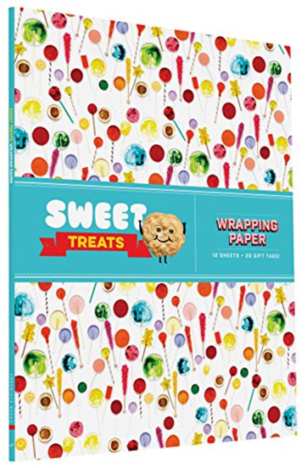 Sweet Treats Wrapping Paper (12 sheets + 20 gift tags!) by Chronicle Books, 9781452145211