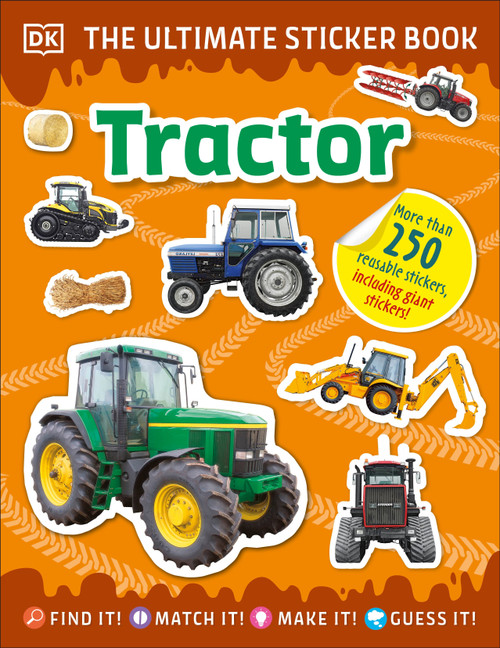 The Ultimate Sticker Book Tractor by DK, 9780744033922