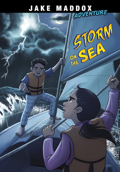 Storm on the Sea by Jake Maddox, Eva Morales, 9781515883388