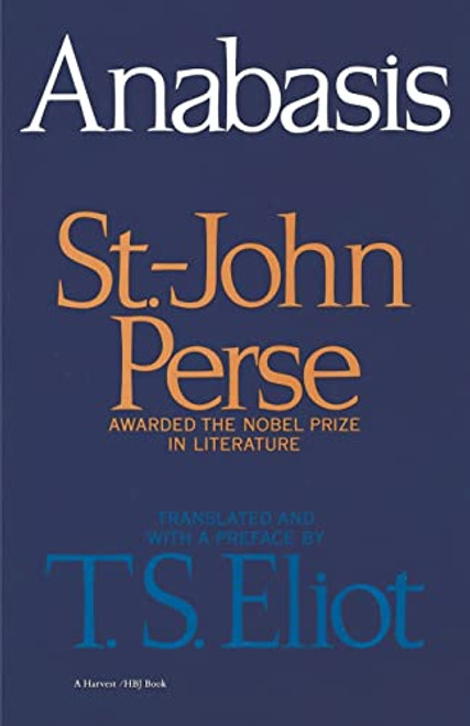 Anabasis by St. John Perse, 9780156074063