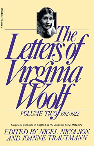 The Letters Of Virginia Woolf: Vol. 2 (1912-1922) (The Virginia Woolf Library Authorized Edition) by Virginia Woolf, Nigel Nicolson, 9780156508827