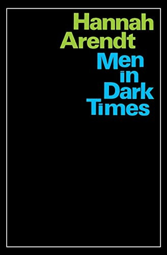 Men In Dark Times by Hannah Arendt, 9780156588904