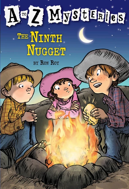 A to Z Mysteries: The Ninth Nugget by Ron Roy, John Steven Gurney, 9780375802690