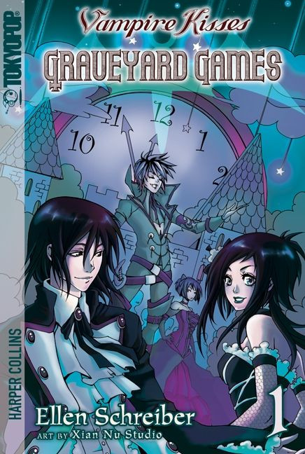 Vampire Kisses: Graveyard Games by Ellen Schreiber, Xian Nu Studio, 9780062026729