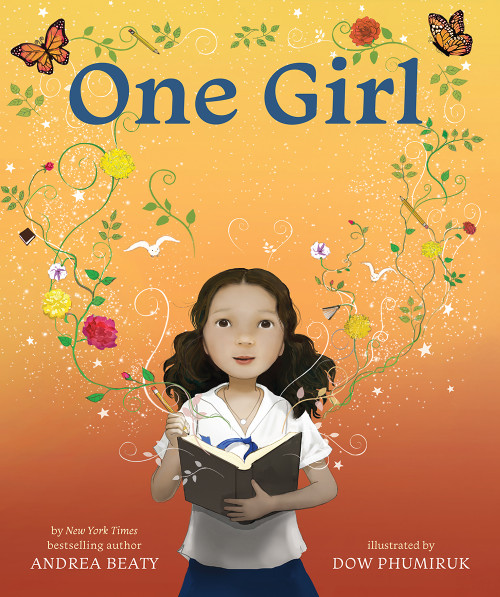 One Girl (A Picture Book) by Andrea Beaty, Dow Phumiruk, 9781419719059