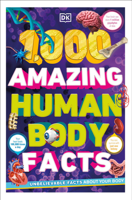 1,000 Amazing Human Body Facts by DK, 9780744028843