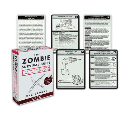 The Zombie Survival Guide Deck (Complete Protection from the Living Dead) by Max Brooks, 9780307406453
