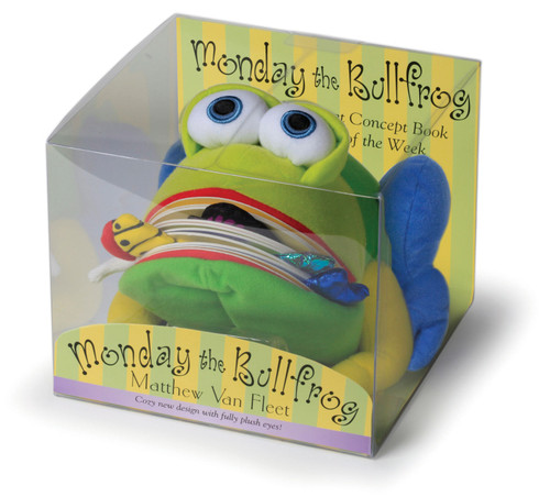 Monday the Bullfrog (A Huggable Puppet Concept Book About the Days of the Week) by Matthew Van Fleet, Matthew Van Fleet, 9781442409583