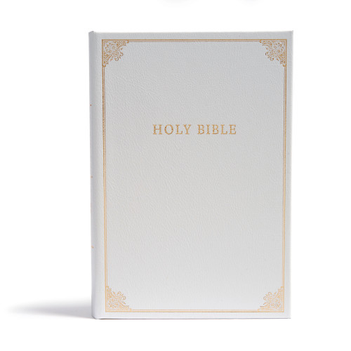 CSB Family Bible, White Bonded Leather Over Board (Holy Bible) by CSB Bibles by Holman, 9781462779574