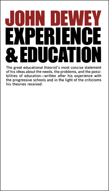 Experience And Education by John Dewey, 9780684838281