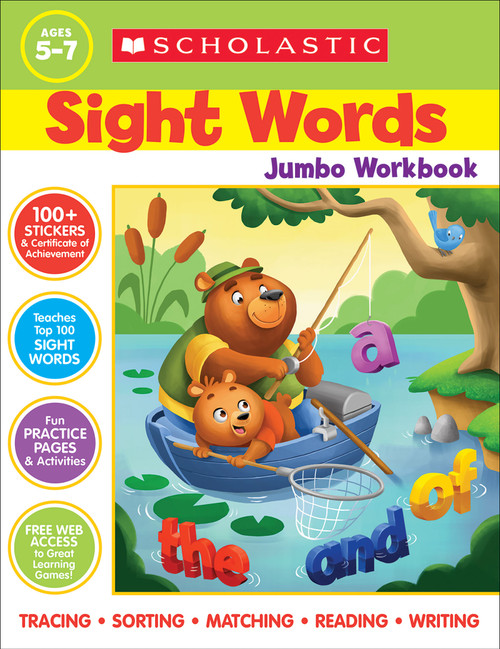 Scholastic Sight Words Jumbo Workbook by Scholastic, 9781338739343