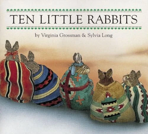 Ten Little Rabbits Board Book - 9780811821322 by Virginia Grossman, 9780811821322