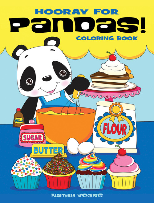 Hooray for Pandas! Coloring Book by Kathy Voerg, 9780486845814