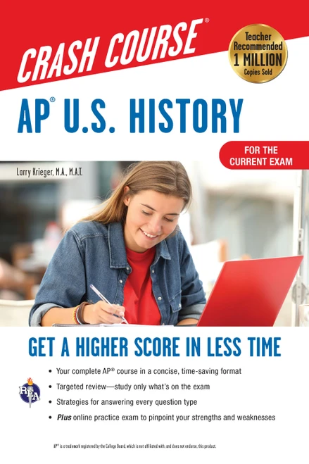 AP U.S. History Crash Course, Book + Online (Get a Higher Score in Less Time) by Larry Krieger, 9780738612690