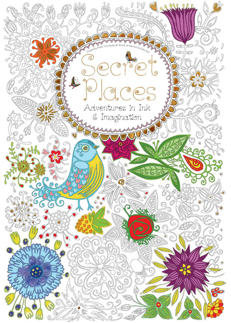 Secret Places (Colouring Book) (Adventures in Ink and Imagination) by Daisy Seal, 9781783617036