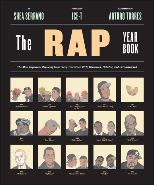 The Rap Year Book (The Most Important Rap Song From Every Year Since 1979, Discussed, Debated, and Deconstructed) by Shea Serrano, Ice-T, Arturo Torres, 9781419718182