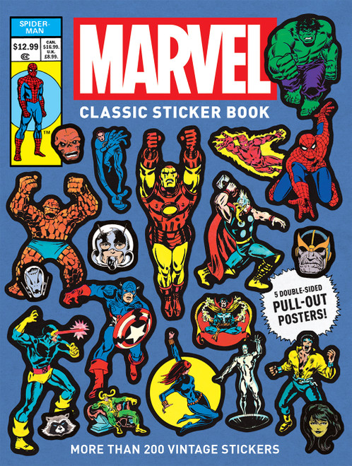 Marvel Classic Sticker Book (Includes 250+ Stickers and 5 Pull-Out Posters) by Marvel Entertainment, 9781419743436