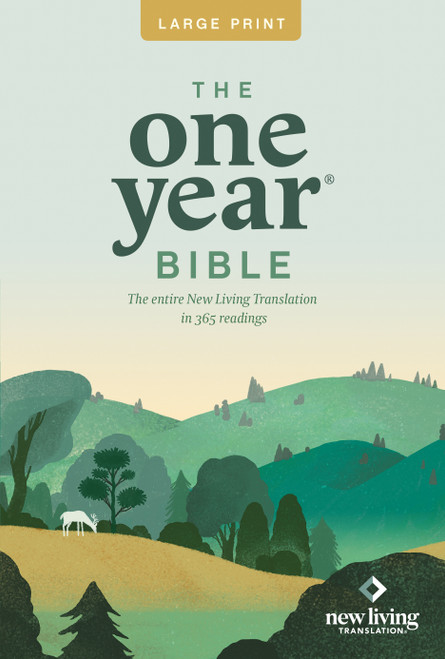 The One Year Bible NLT, Large Print Thinline Edition (Softcover) by New Living Translation, Tyndale, 9781414312446