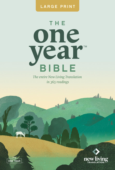 The One Year Bible NLT, Large Print Thinline Edition (Softcover) by New Living Translation, Tyndale, 9781414312446